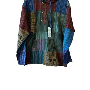 Multicolor Patchwork Hoodie